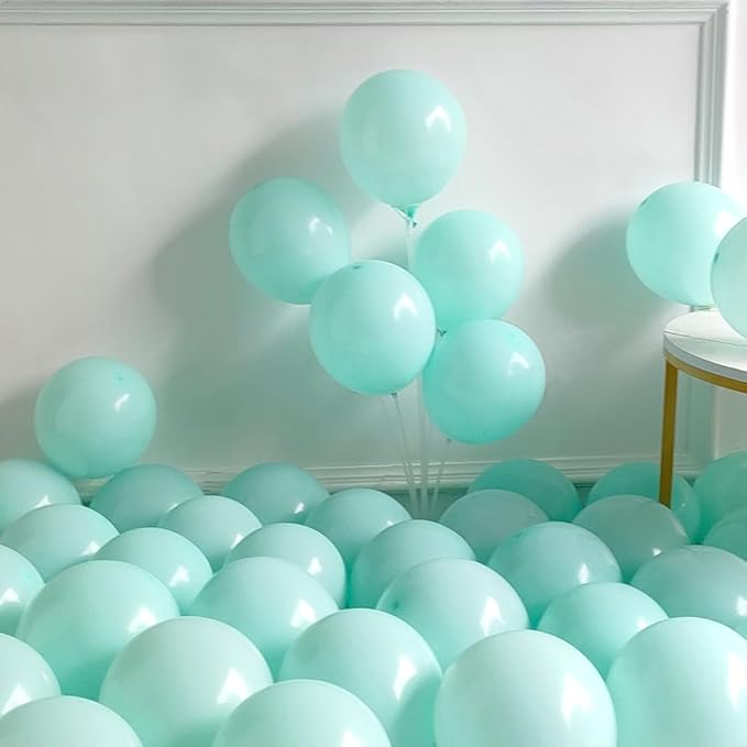 Under the Sea Party Decorations 140pcs Blue and sand white Balloons