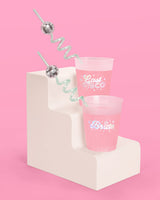 xo, Fetti Disco Ball Reusable Swirly Straw Set - 16 pc | Groovy