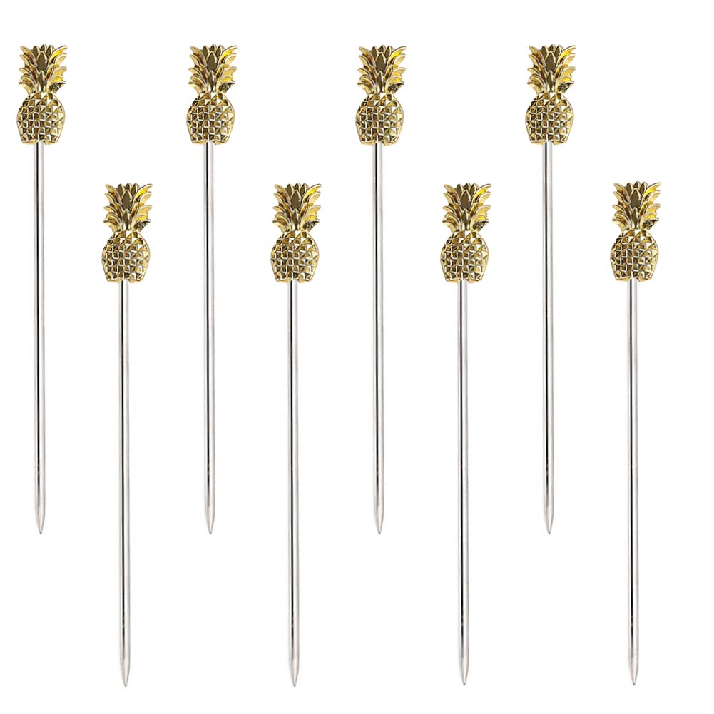 RR-RUOSHUI Pineapple Cocktail Picks Martini Picks for Appetizer