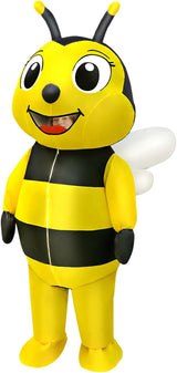 Inflatable Bee Costume Adult Funny Blow up Animal Costume Fancy Dress