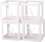 Baby Boxes with Letters for Baby Shower Gender Reveal Decorations