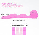 Captain Décor 4 Hot Pink Streamers, 328ft Crepe Paper Streamers Rolls