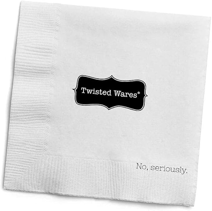Funny Cocktail Napkins – “Please Leave by 9 PM” – 30 Pack | Hilarious