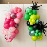 Black and Pink Green Balloons, 60PCS Witch Theme Party Balloon, 12
