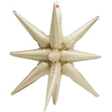22'' 4D Spiky Star Balloon Magic One-Piece 14-Pointed Star Cone