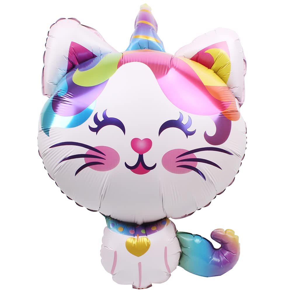 Pet Animal Unicorn Cat Balloon Caticorn Balloon Cute Pussycat‌ Party
