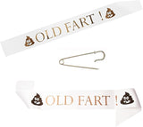 Old Fart Sash – Classic Celebration Sash Birthday and Retirement