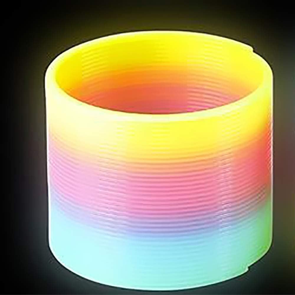 The Dreidel Company Plastic Coil Spring, Glow-in-The-Dark Magic