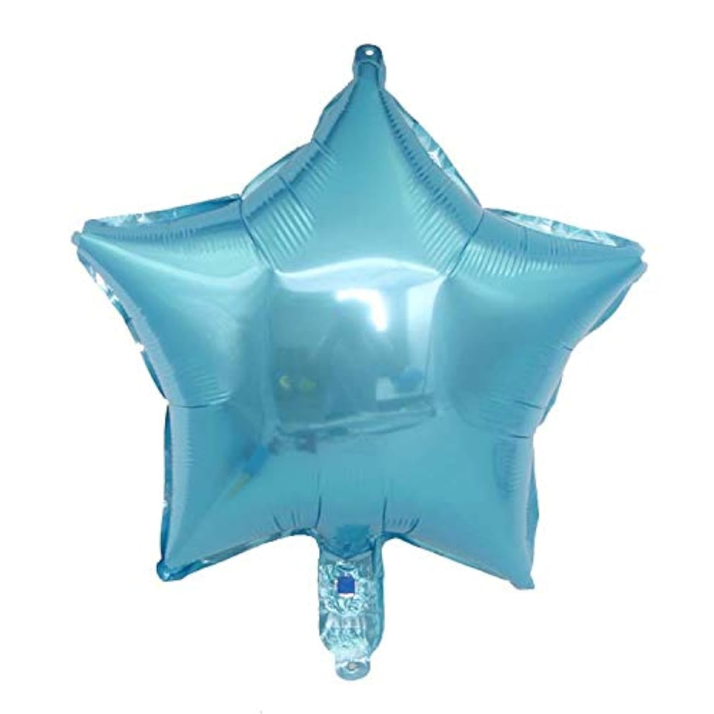 MEETINGU Light Blue Star Shape Foil Balloons 18Inch Light Blue Foil