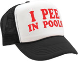 I Pee in Pools - Funny Dare Gag Gift Joke - Vintage Retro Style