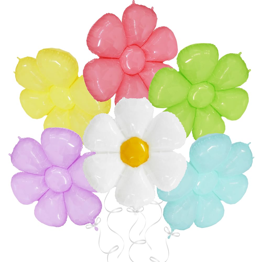 Flotable Daisy Flower Balloon Pastel Macaron Daisies Party Supplies
