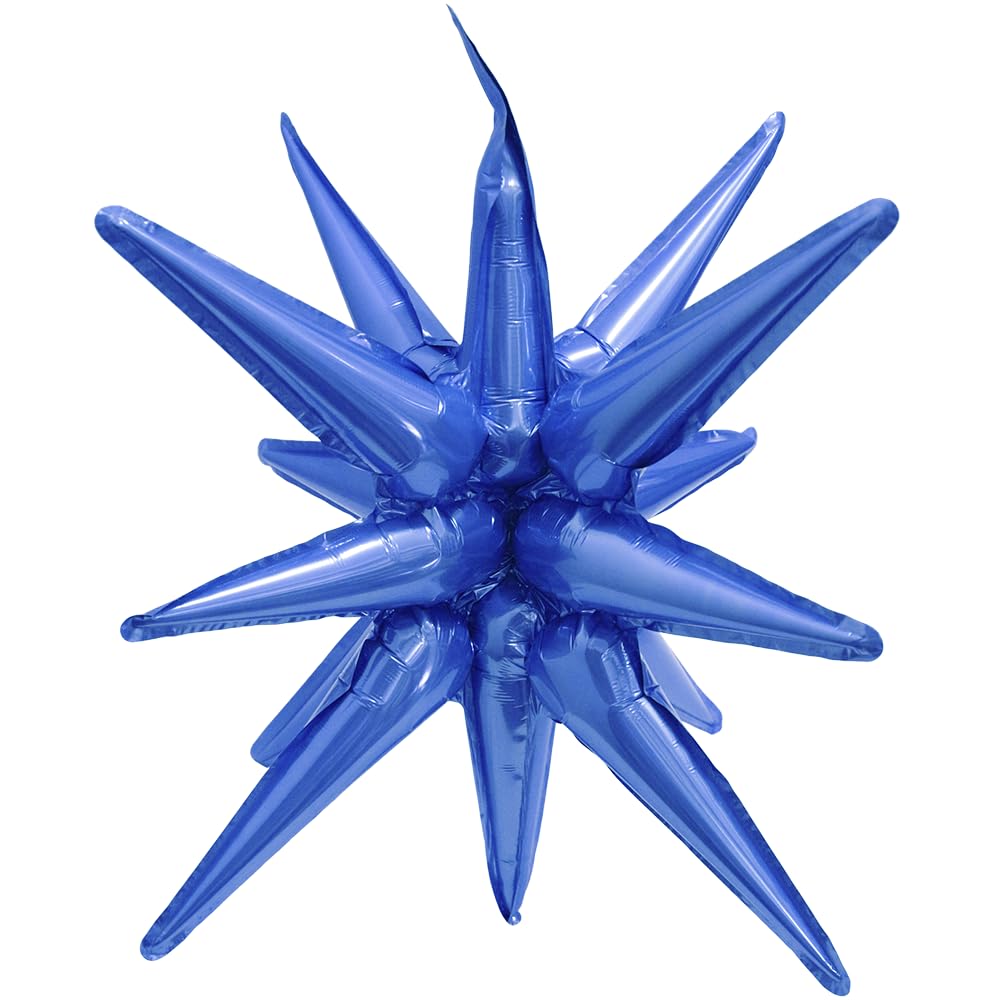 4D Explosion Burst Balloon With Integrated 14 Pointed One-Piece Star