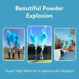 Gender Reveal Powder Smoke Bombs Cannon Poppers | 2 Blue Poppers |