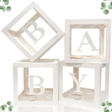 Premium Baby Shower Decorations For Boy or Girl Kit Jumbo 4 pcs