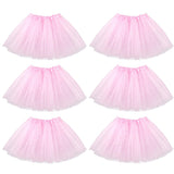 kilofly 6pc Pink Girls Ballet Tutu Kids Birthday Princess Party Favor