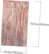 28pcs Rose Gold Birthday Balloons Set with Sequin Latex and Foil