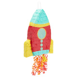 Rocket Ship Pull String Pinata for Space Birthday