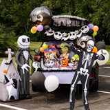 Sincere Party Glow In the Dark Skeleton White Bones Skeleton Costume