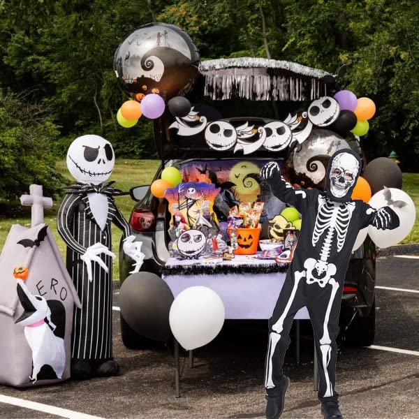 Sincere Party Glow In the Dark Skeleton White Bones Skeleton Costume