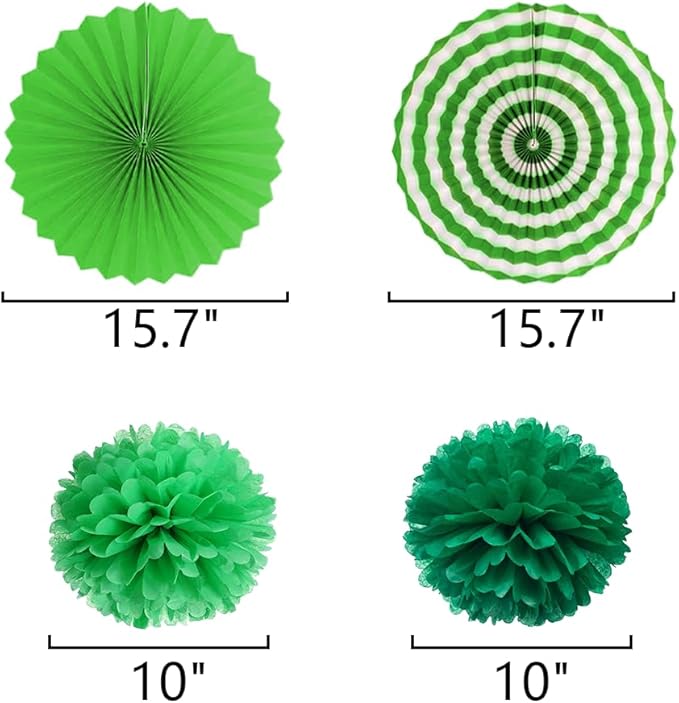 40ct St Patrick's Day Decorations Kit Hanging Swirls Banner Shamrock