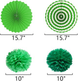 40ct St Patrick's Day Decorations Kit Hanging Swirls Banner Shamrock