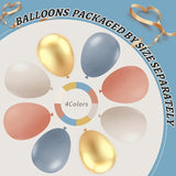 Gender Reveal Balloon Garland Arch Kit 412pcs Pink and Blue balloons