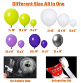 Boy Story Balloon Arch Garland Green Purple Balloon Kit for