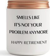 Retirement Gifts for Women Men Best Happy Retirement 2024 Candles