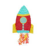 Rocket Ship Pull String Pinata for Space Birthday