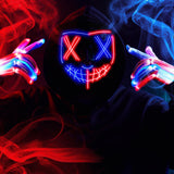 JOYIN Halloween Led Mask, Light Up Mask and Gloves for Cosplay Costume