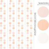 Peach-Pink White Party-Decorations Paper Garland - 52ft Princess