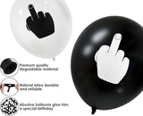 DS. DISTINCTIVE STYLE Middle Finger Balloons 12 Inch Latex Balloons