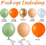 Little Cutie Baby Shower Decorations 137pcs Orange Little Cutie