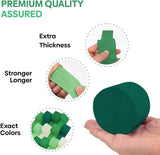 Captain Décor 12 Crepe Paper Streamers Rolls, 984ft Pack of12 Green &