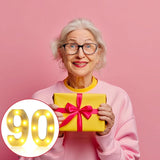 90th Birthday Decorations for Women Men Happy 90 Birthday