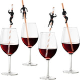 36 Pcs Bachelorette Straws, Funny Male Dancer Drinking Straws for