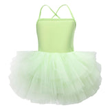 Baby Girls Ballet Skirted Leotards Strap Tutu Dress Party Ballerina