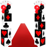 52 Pcs Casino Themed Decorations Set Las Vegas Game Night Entryway