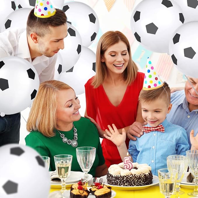 Ainiv 20 PCS Soccer Balloons, Football Theme Party Supplies Balloons,