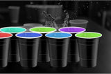 120 Pcs Black Plastic Cups Halloween plastic Disposable cups 12 oz