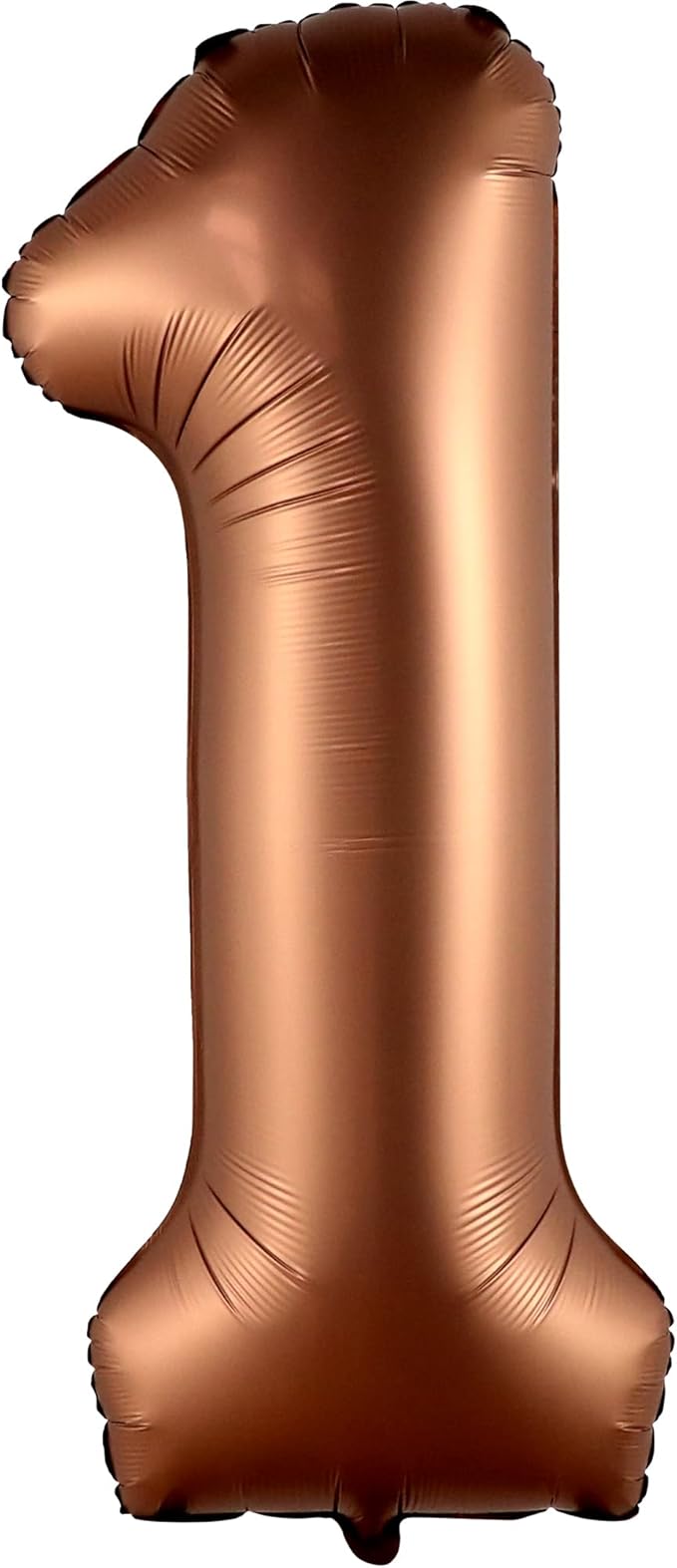 KatchOn, Brown 1 Balloon Number - 40 Inch, Helium Supported | Foil