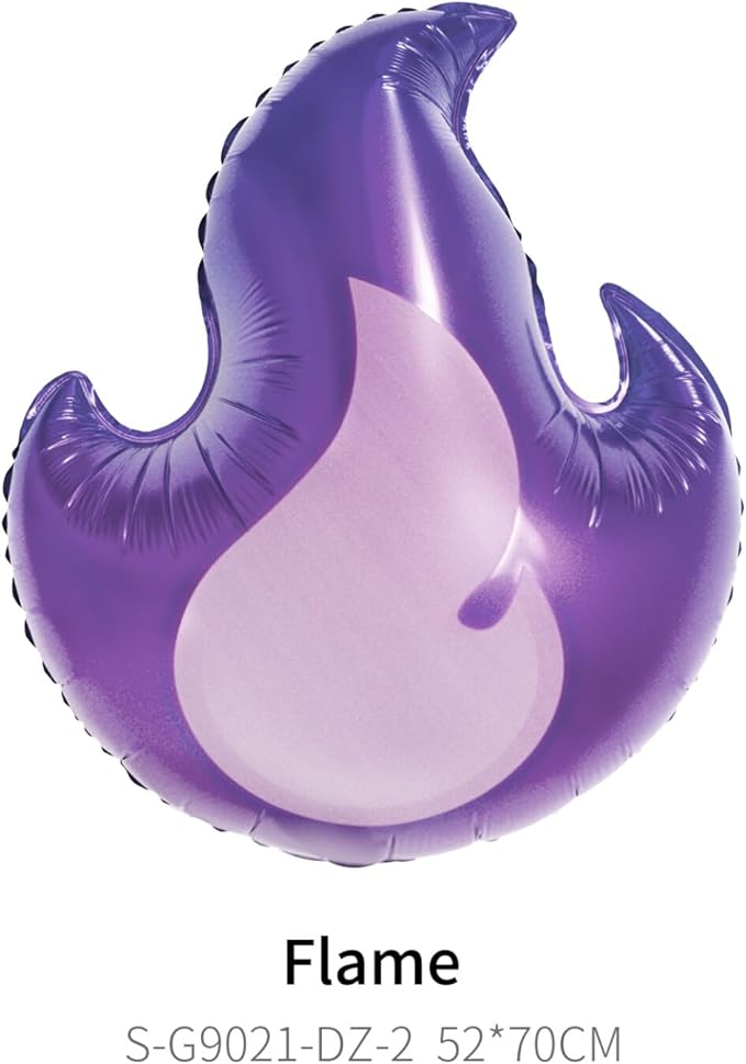 K pop Music Hunter Balloons,Purple Guitar Balloons,Purple Flame