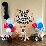 40 Inch Black Foil Balloon Number 1, Giant Self Inflating Number