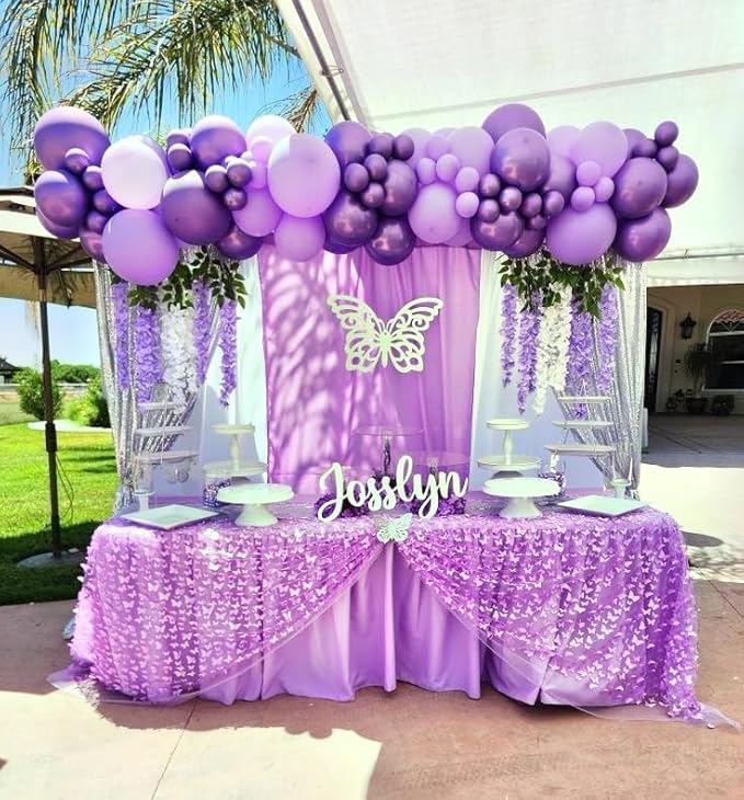 AIOZX Purple Latex Balloon Set - 50 Pcs 12 Inches Dark Purple