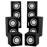 Naozinebi 6 Pcs 80s 90s Party Boxes Hip Hop Party Decorations Large