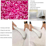 Hot Pink Heart Photo Backdrop 10x8FT Galentines Day Decorations