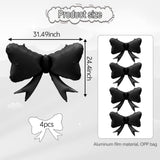 4pcs Jumbo Oversized Ribbon Balloons Coquette Bow Balloons Bow Pa Matt
