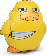 XL Funny Foil Balloons (2 Pack) – Duck with Knife, Prank Party