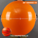 PartyWoo Orange Balloons 4pcs 36 Inch Fall Latex Helium Balloons for