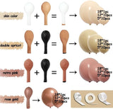Boho Balloons Pink Nude Balloon Garland Double Stuffed Matte Cream